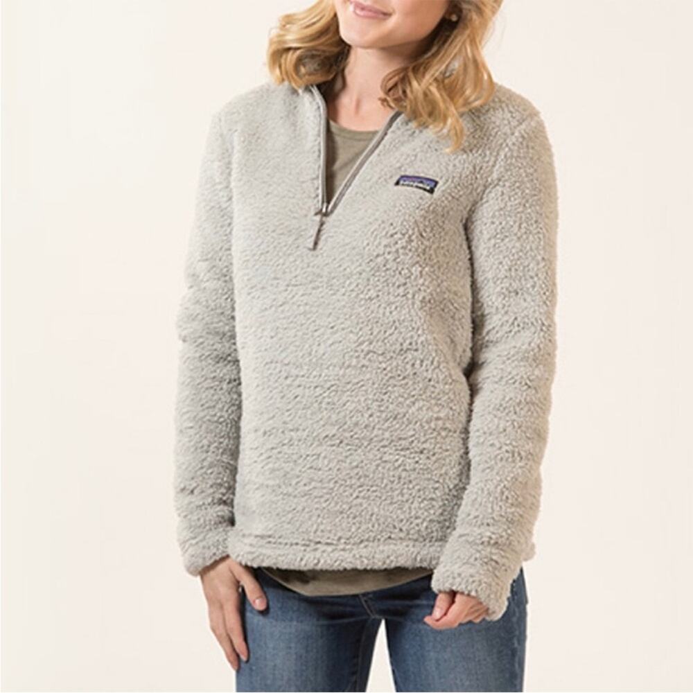 Patagonia Women's Los Gatos 1/4 Zip Deep Pile Fleece Sherpa Pullover Size Small